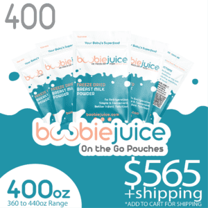 Freeze Dry Breast Milk 400oz On the GO Pouch Shipping Kit