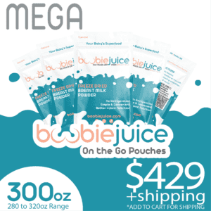 Freeze Dry Breast Milk 300oz On the GO Pouch Shipping Kit