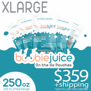 Freeze Dry Breast Milk 250oz On the GO Pouch Shipping Kit