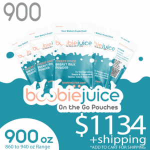 Freeze Dry Breast Milk 900oz On the GO Pouch Shipping Kit
