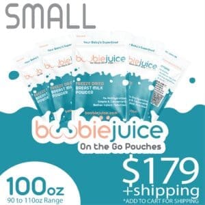 Freeze Dry Breast Milk 100oz On the GO Pouch Shipping Kit